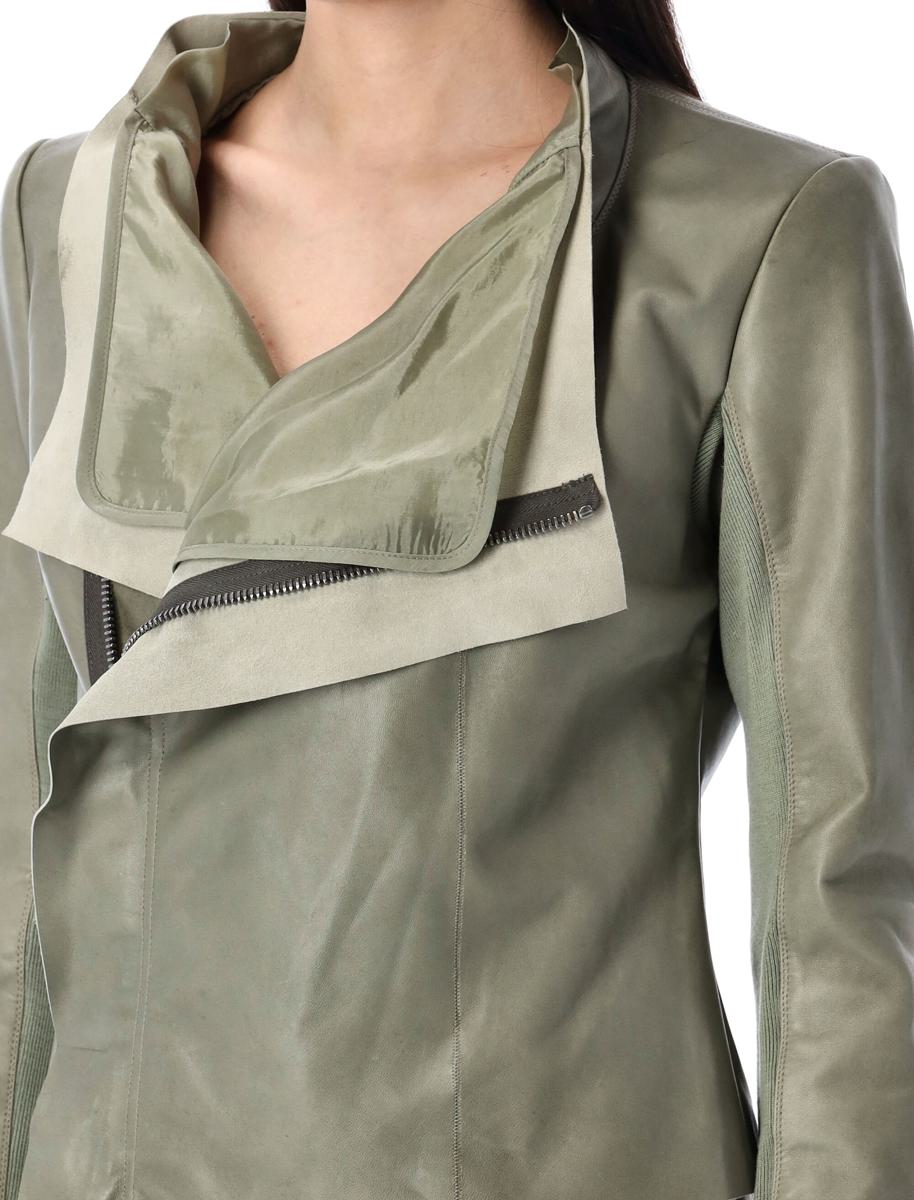 Rick Owens Låghalsad Bikertröja