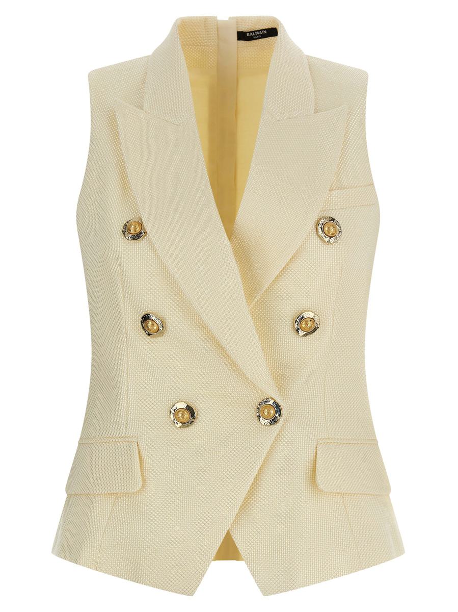 Balmain väst med guldmynt