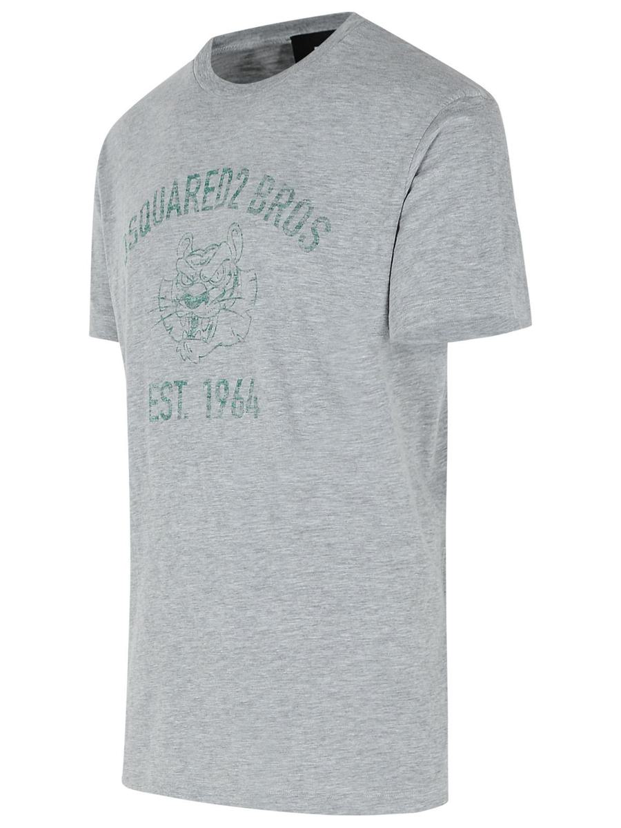 DSQUARED2 Grå bomulls-T-shirt
