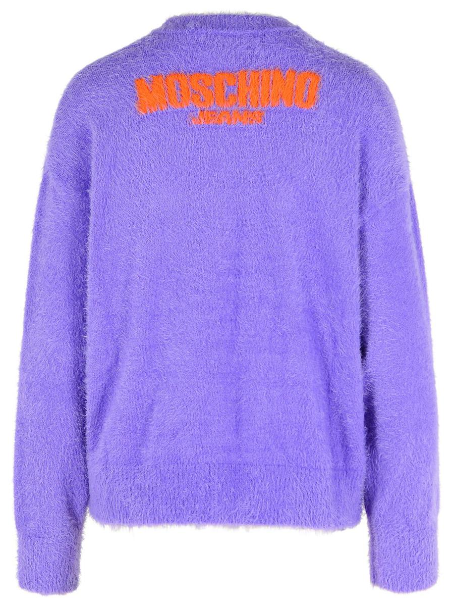 Moschino Jeans Lila Polyamidtröja