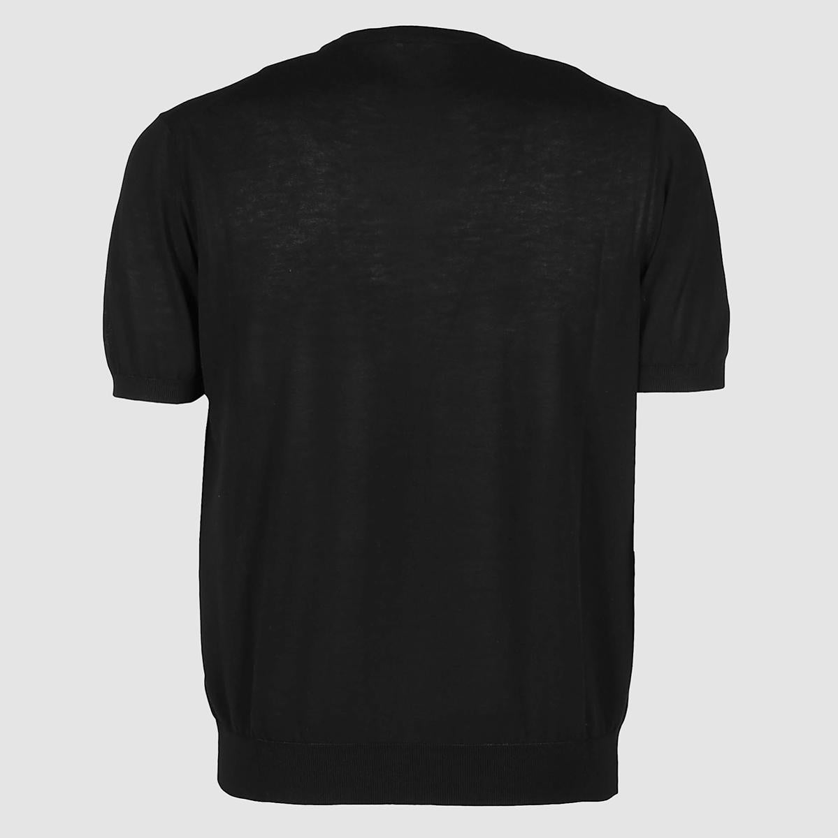 Malo svart bomulls-T-shirt
