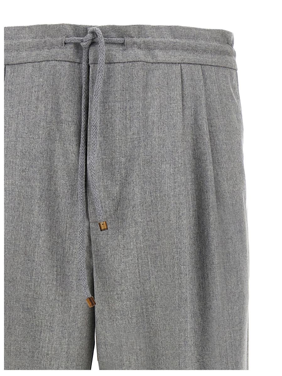 Brunello Cucinelli byxor med plissar framtill