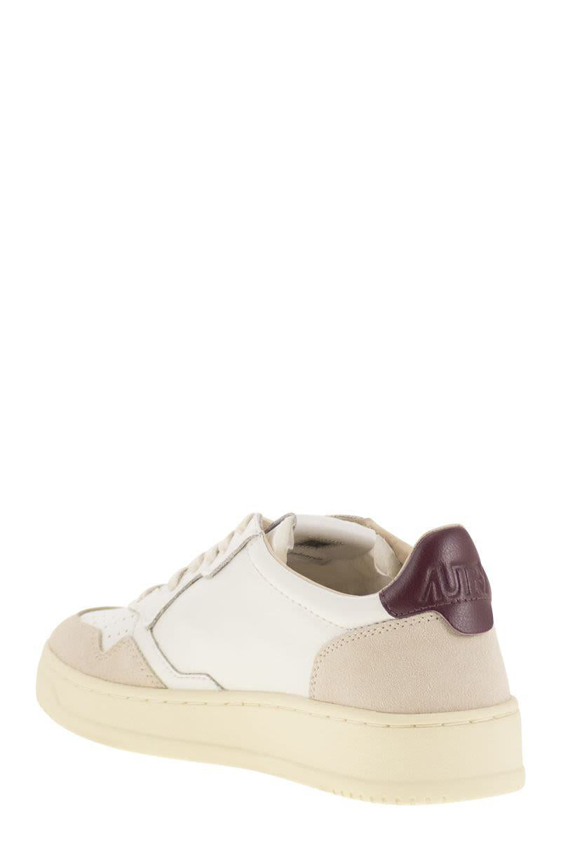 Autry Medalist Low - Sneakers i läder och mocka