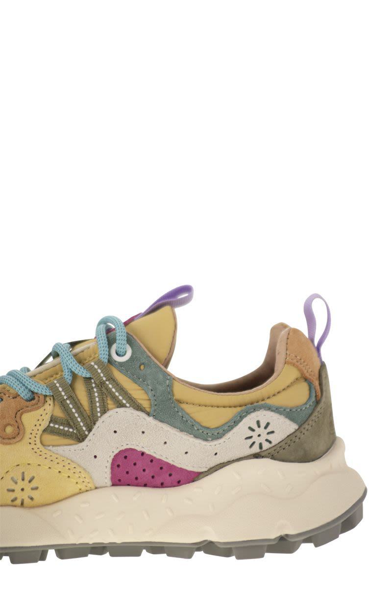 Flower Mountain Yamano 3 - Sneakers i mocka och tekniskt tyg