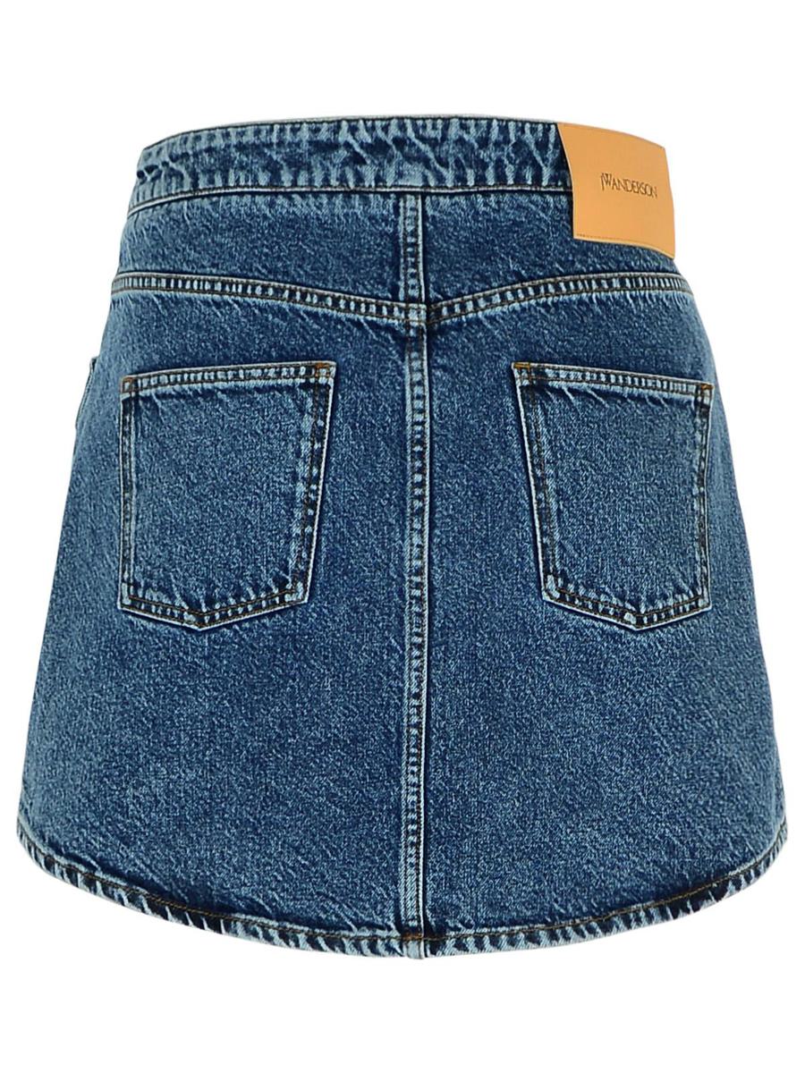 JW Anderson Blå Denim Minikjol