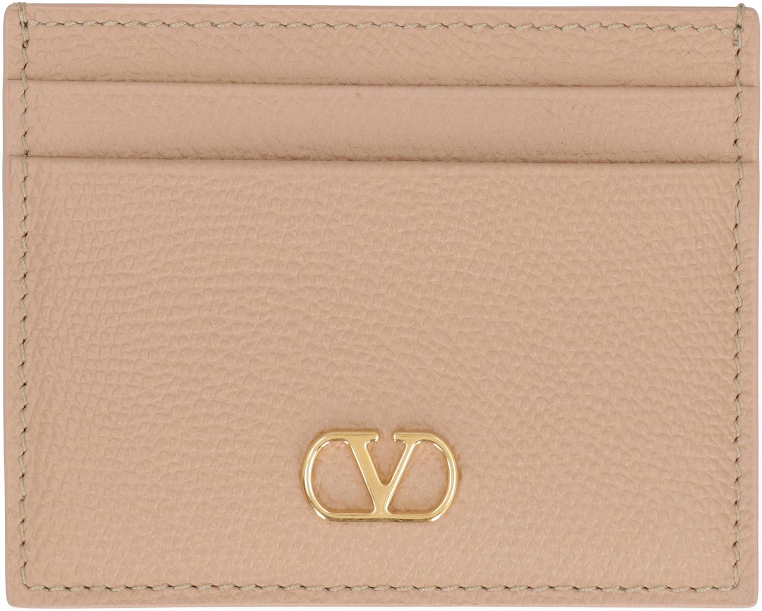 Valentino Garavani Vlogo Signature läderkorthållare