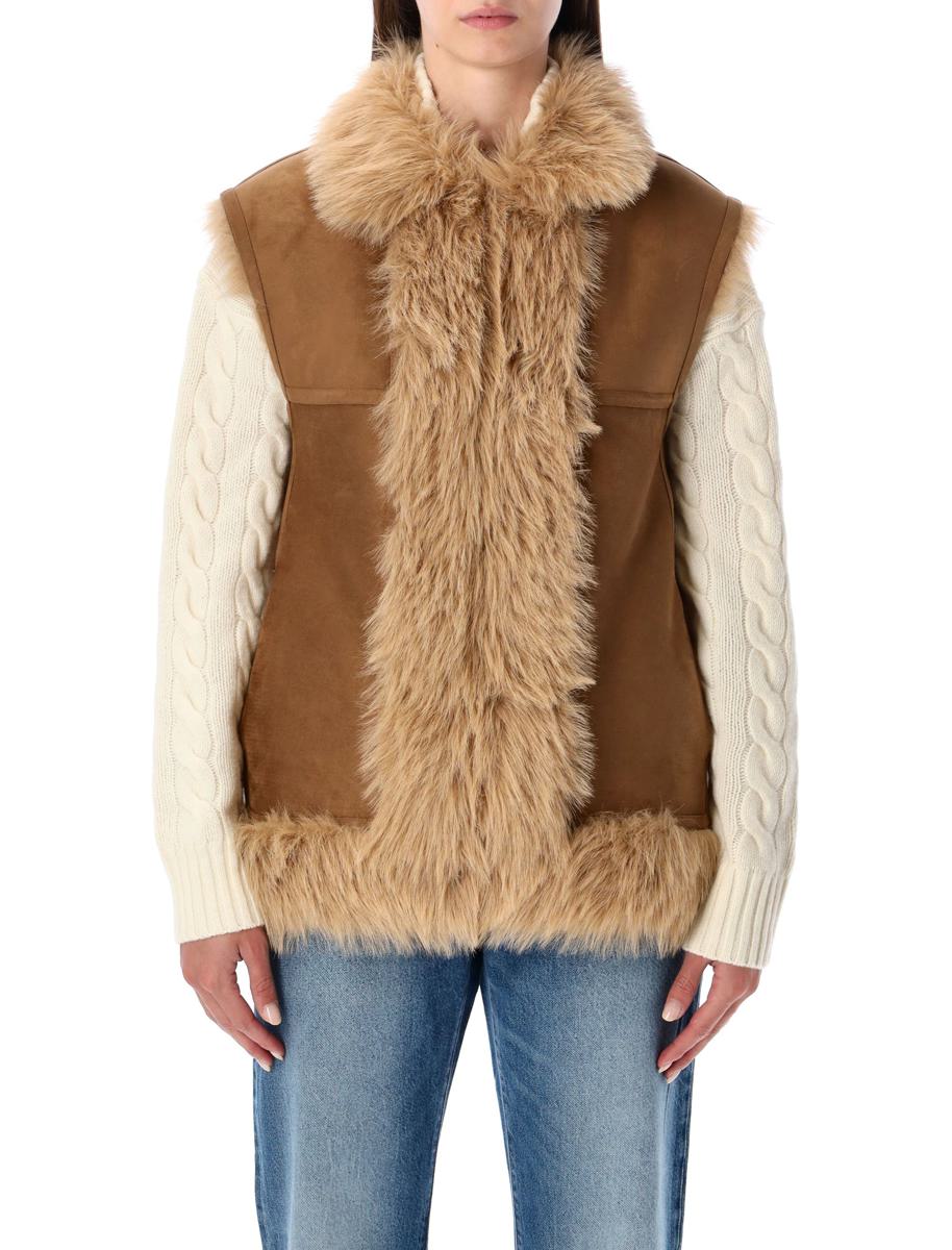 Urbancode Vändbar fuskpäls Gilet