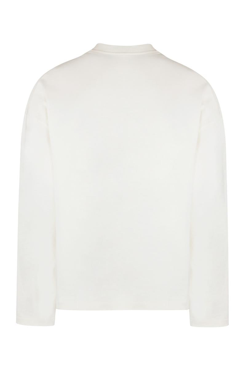 Jil Sander långärmad bomullst-t-shirt