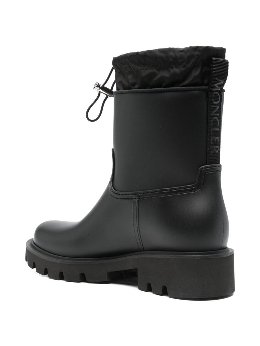 Moncler Svarta 'Kickstream' Gummistövlar