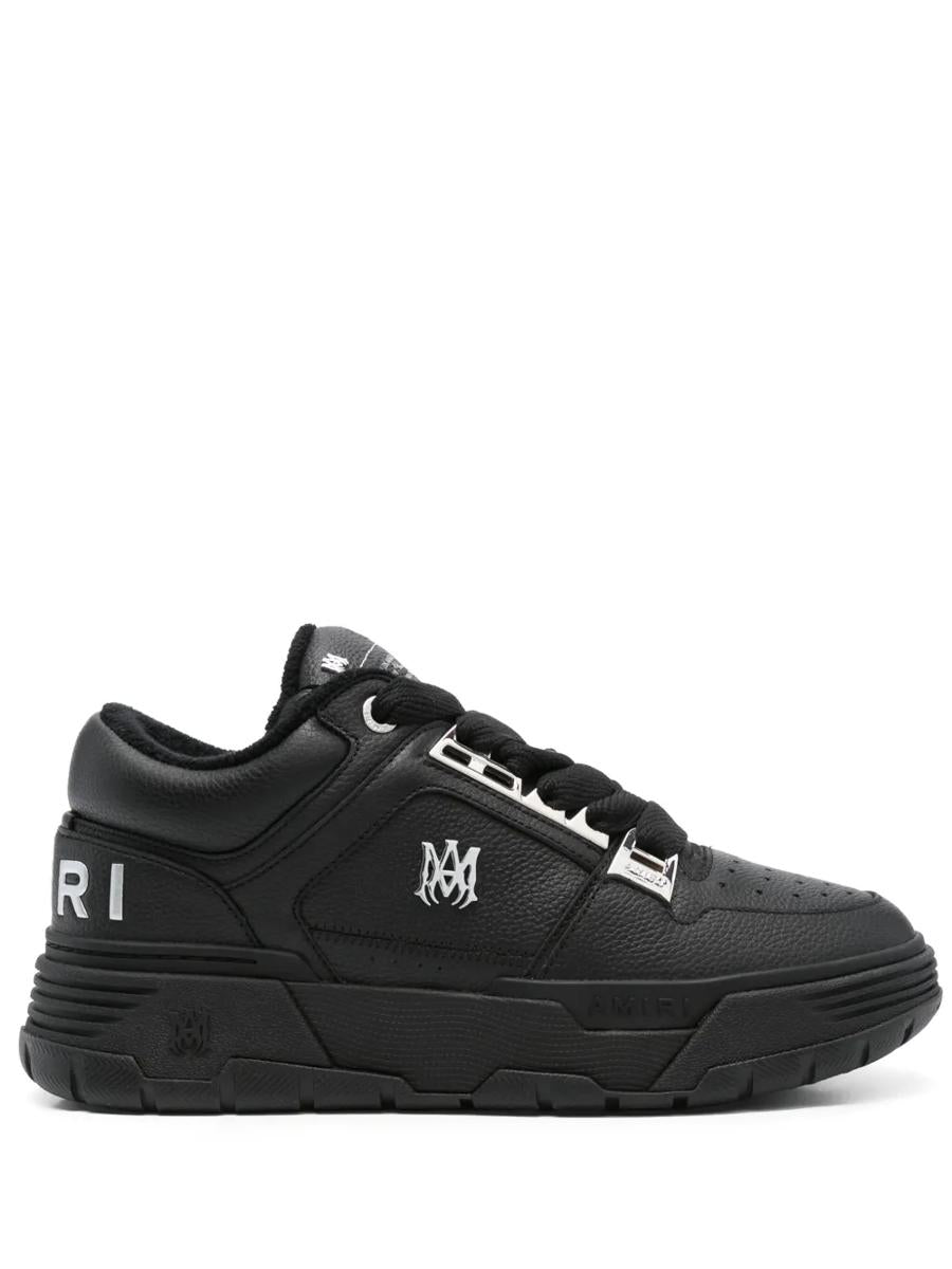 Amiri lädersneakers med logotyp