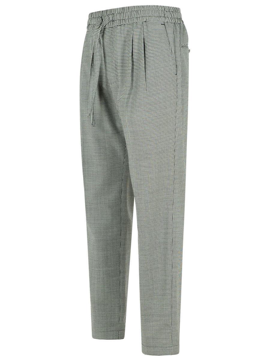 Dolce & Gabbana Tvåfärgade Byxor i Virgin Wool