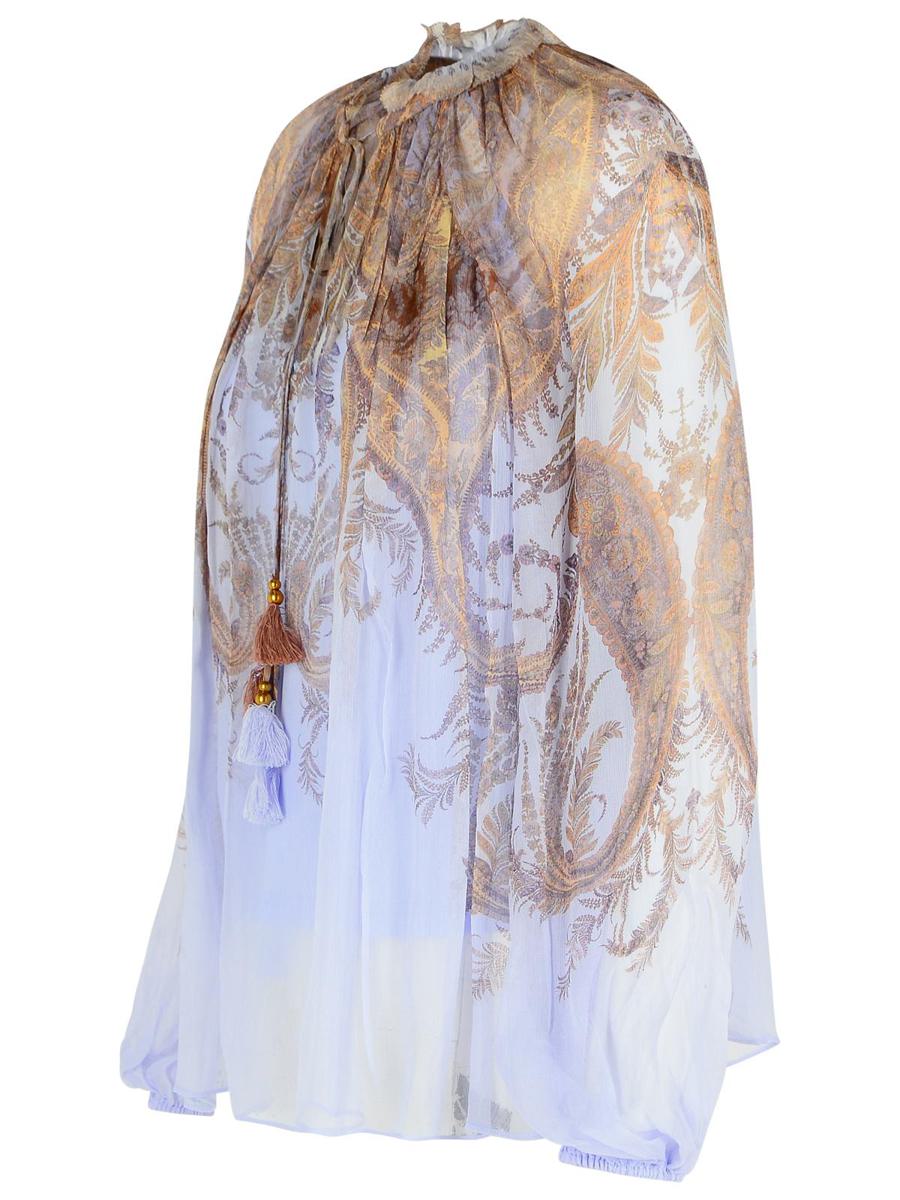 Zimmermann Lila Viskosblus