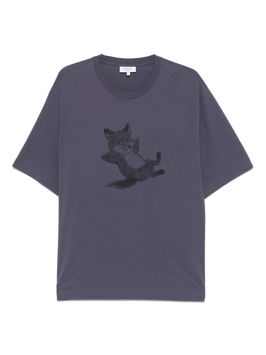 Maison Kitsuné T-shirts och pikétröjor
