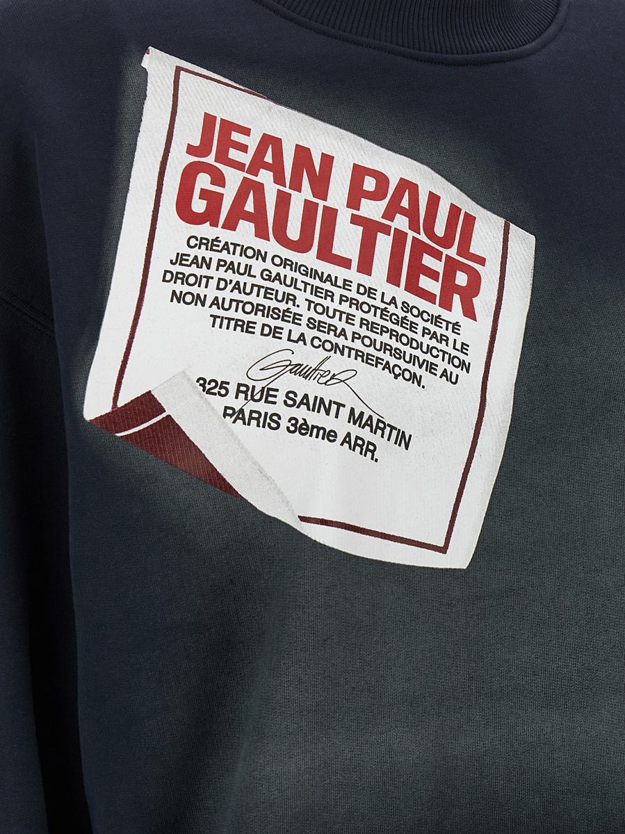 Jean Paul Gaultier-tröjan "Den blå Gaultier-etiketten"