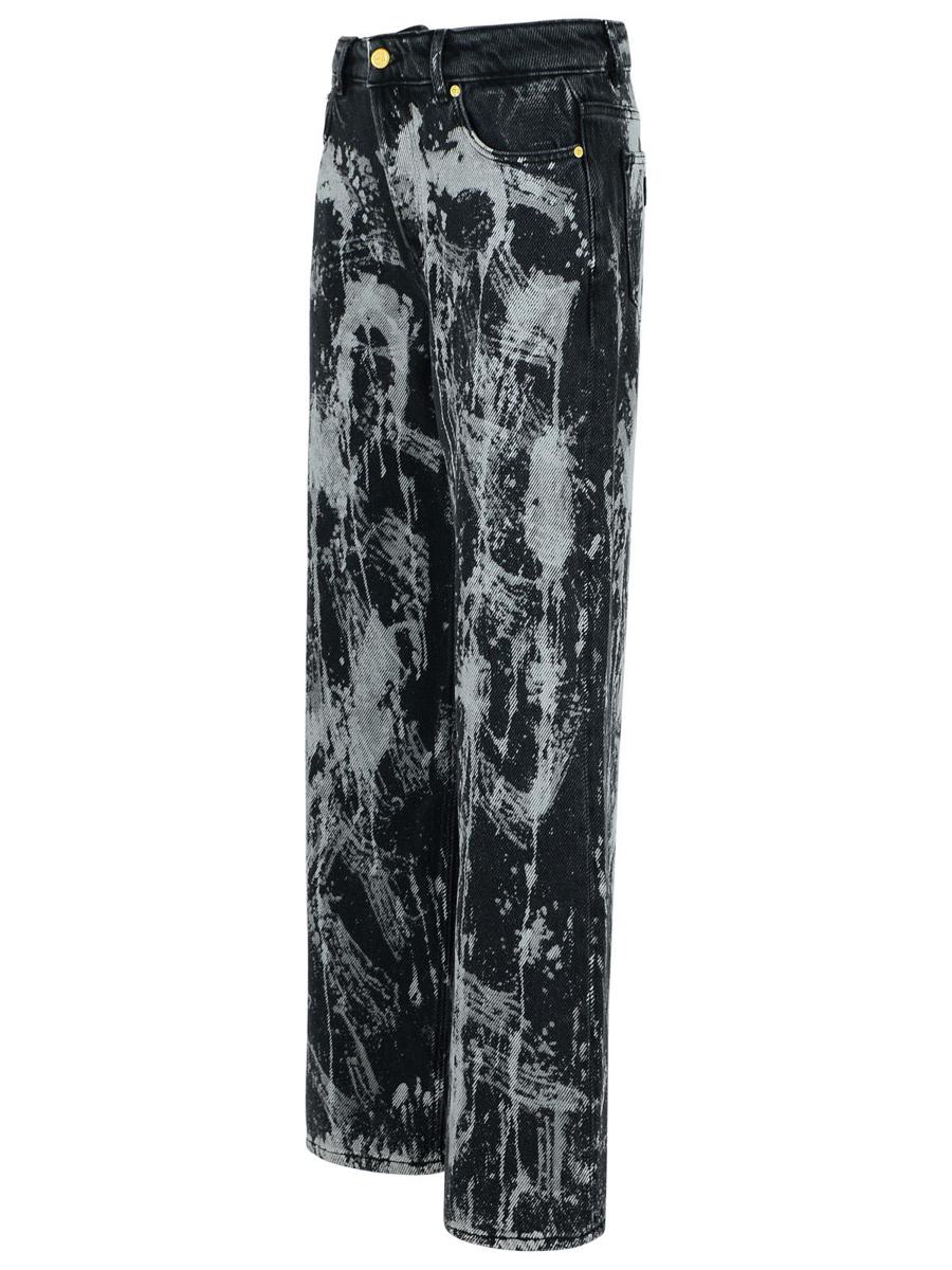 Ganni 'Izey' svarta bomullsjeans