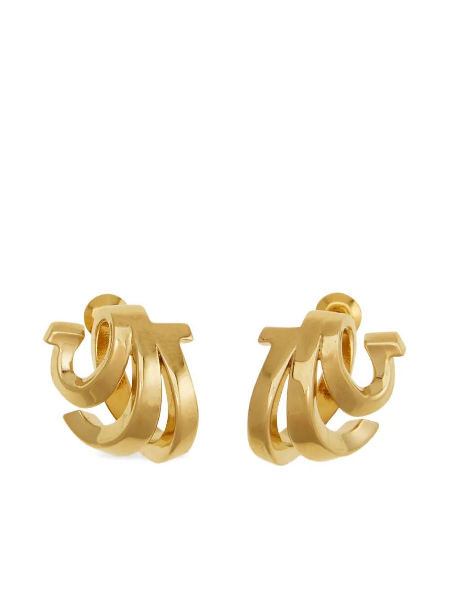 Salvatore Ferragamo Triple Gancini Örhängen Accessoarer