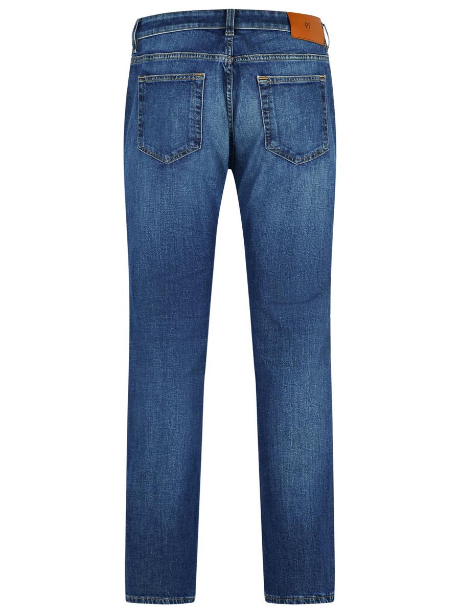 Pt05 Slimmade Ljusblå Bomullsjeans
