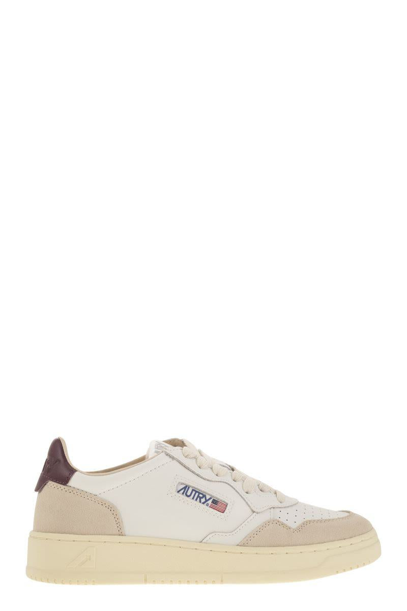 Autry Medalist Low - Sneakers i läder och mocka
