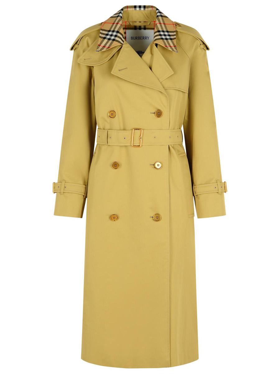 Burberry 'Castleford' Grön bomullstretchcoat