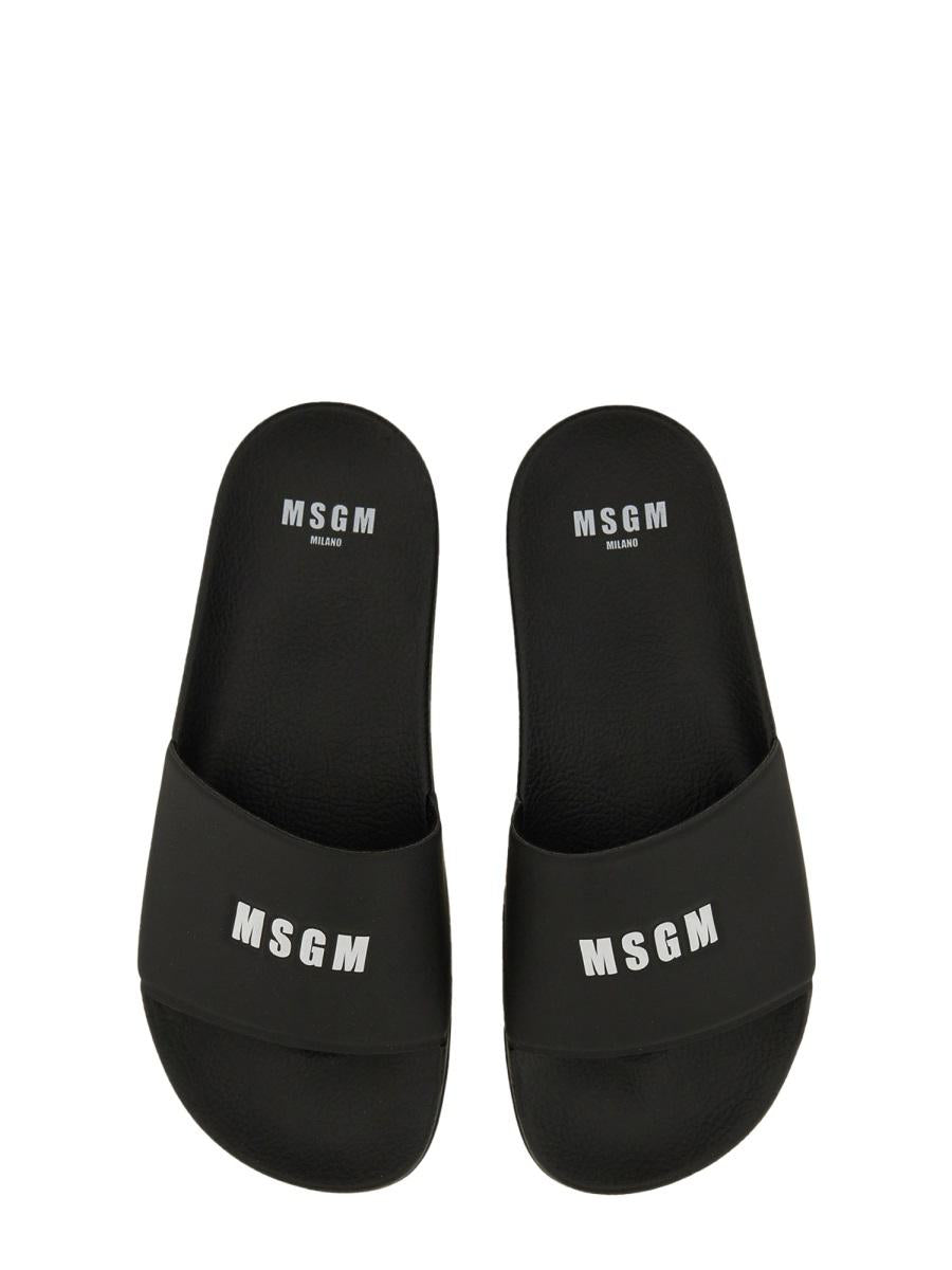 Msgm Slidesandaler med logotyp