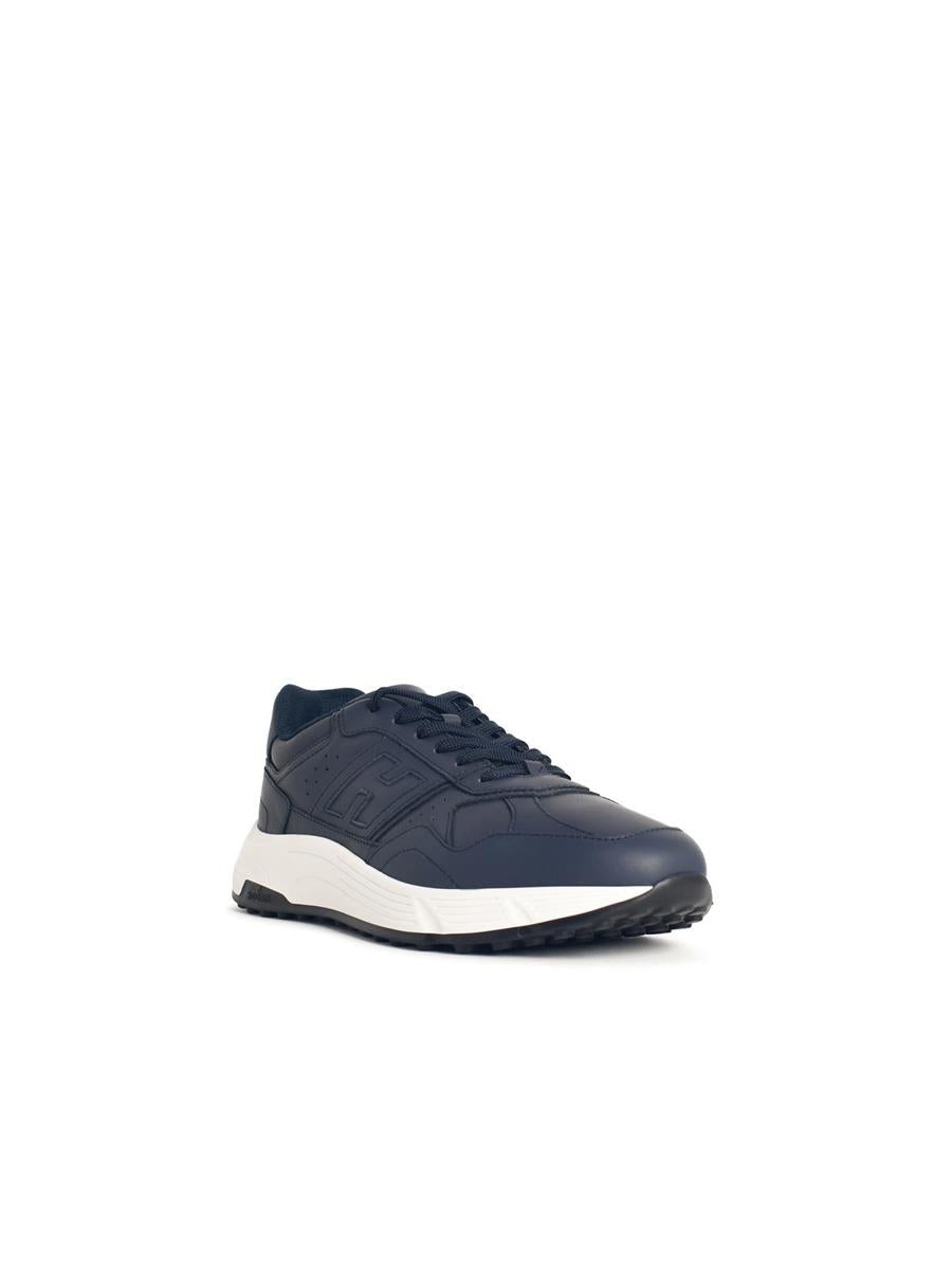 Hogan 'Hyperlight' Marinblå Lädersneakers