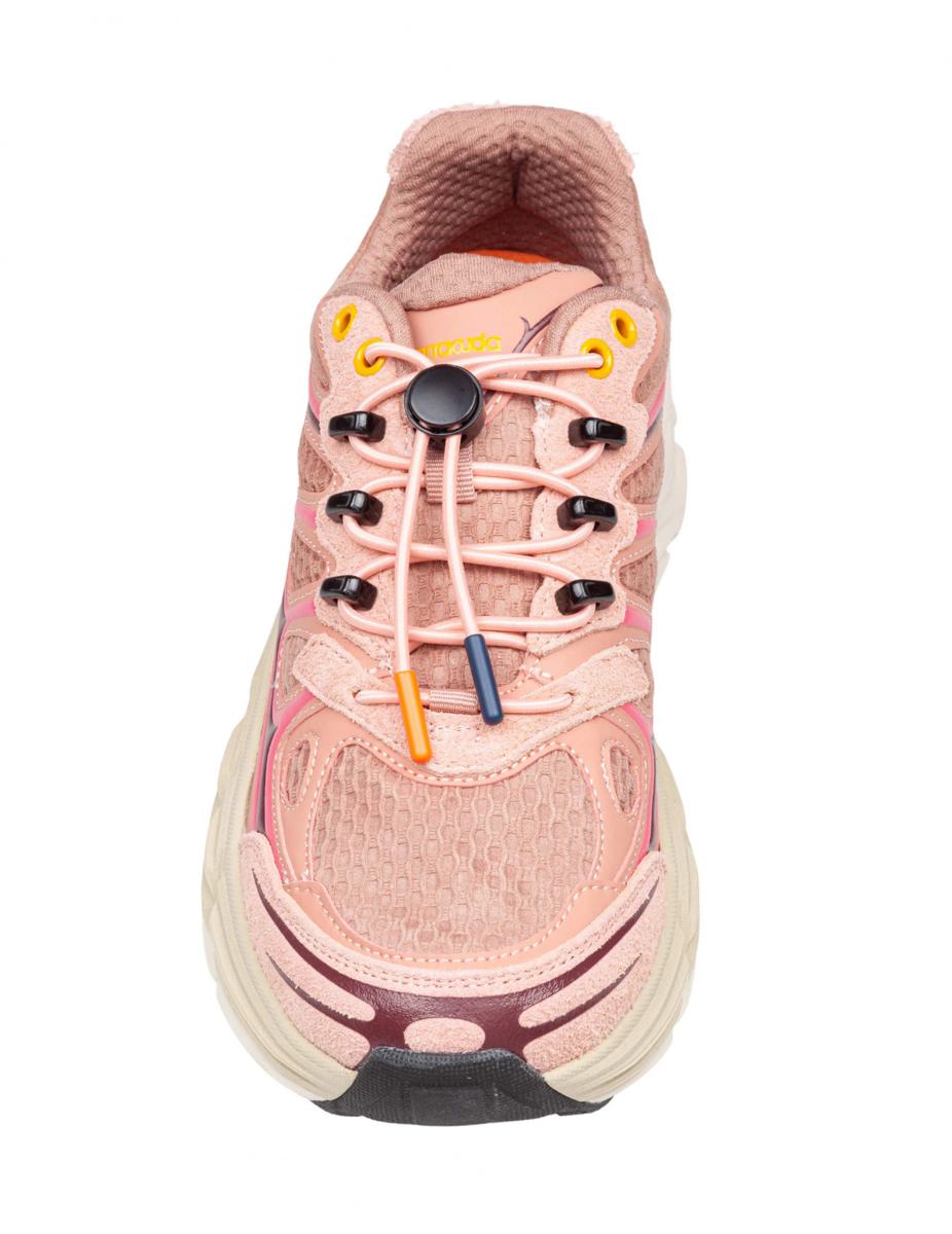 Barracuda Round-One Sneakers i tekniskt tyg och mocka