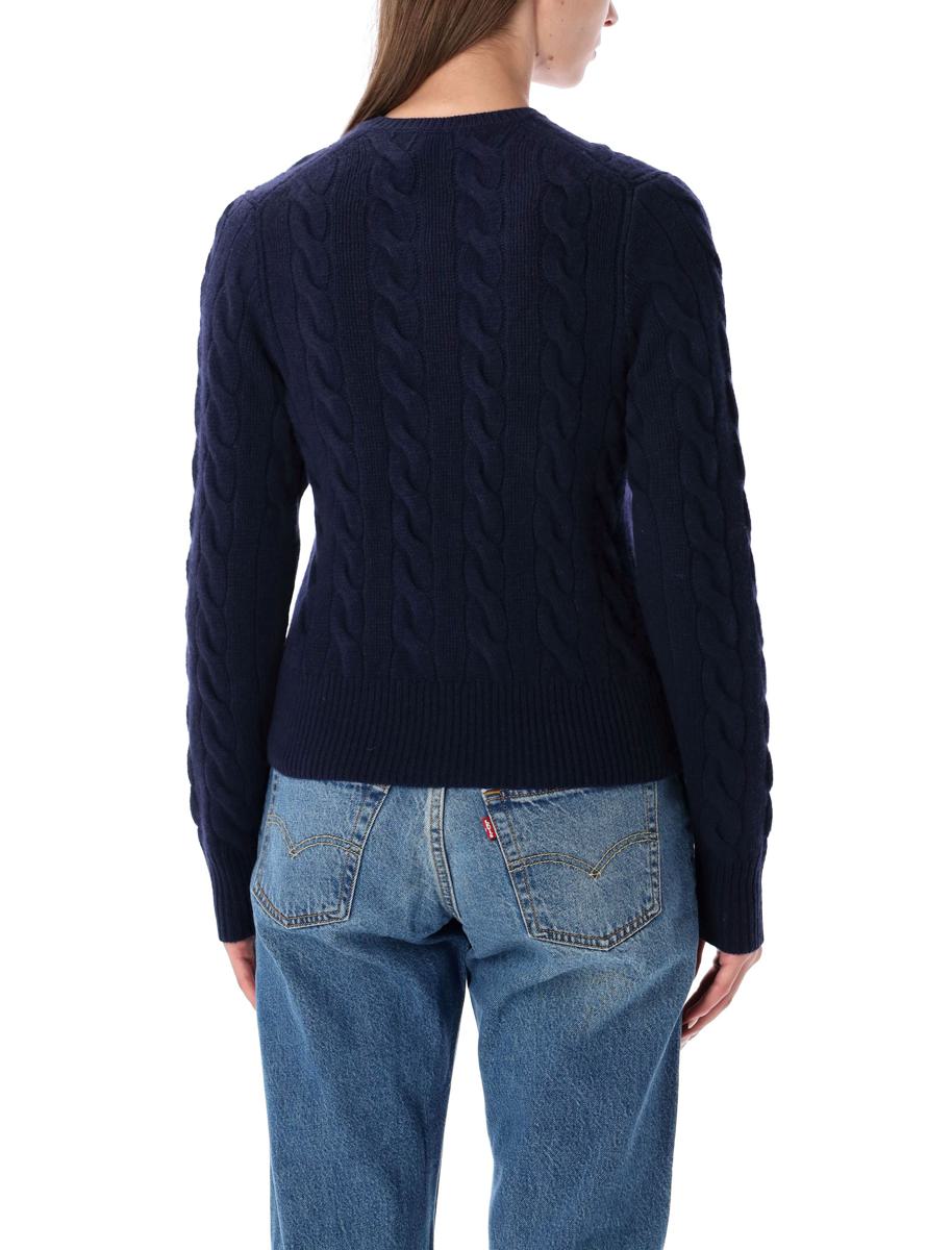 Polo Ralph Lauren Kabelstickad kofta i ull och kashmir