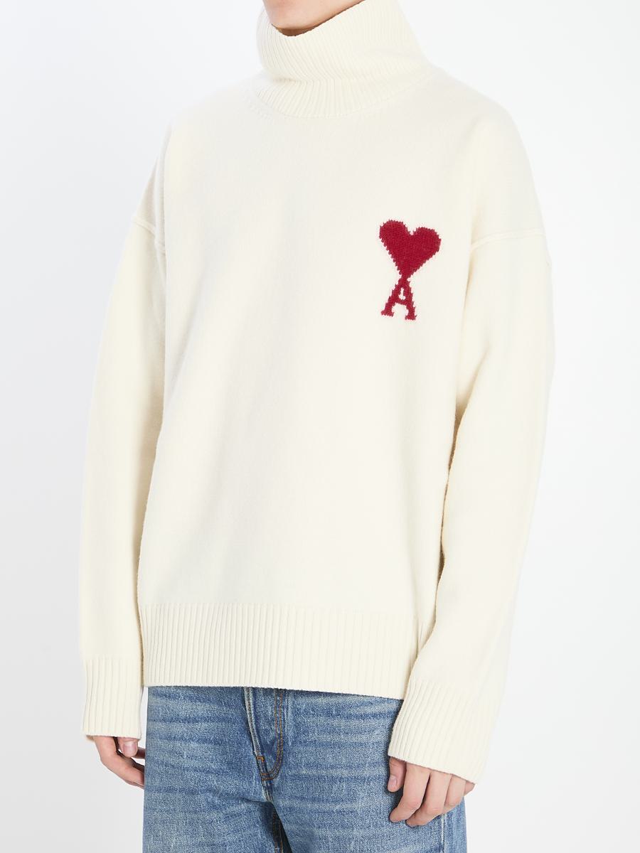 AMI Paris De Coeur Turtleneck-tröja
