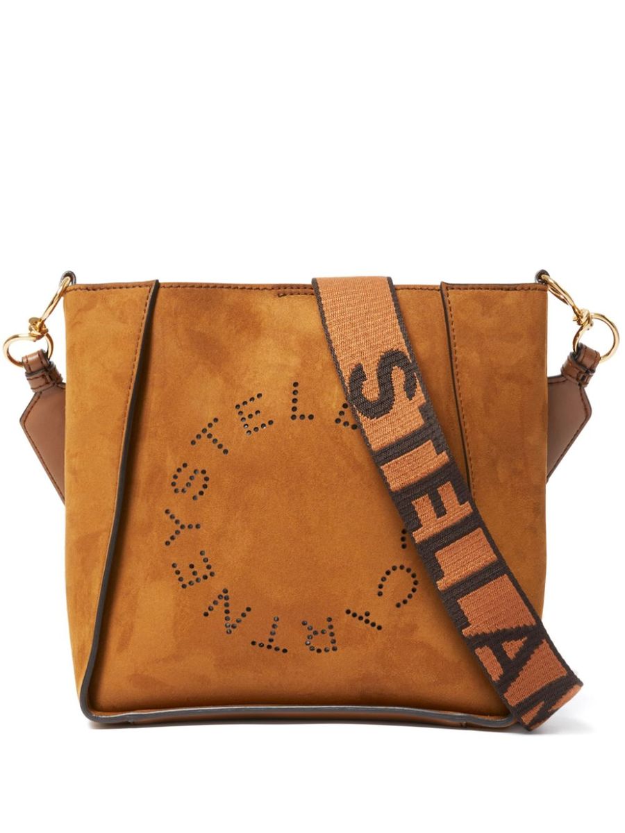 Stella McCartney fyrkantig mini axelväska med logotyp
