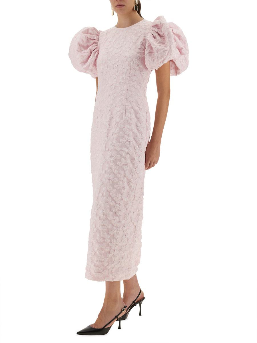 Rotera Birger Christensen Jacquard Midi Dress