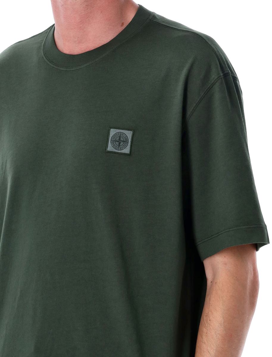Stone Island Kompassmärke Bomullst-t-shirt