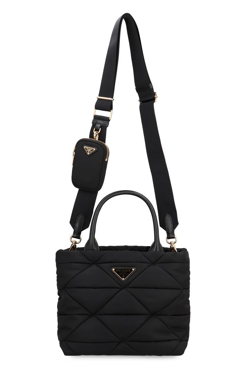 Prada Liten Nylon Tote Bag