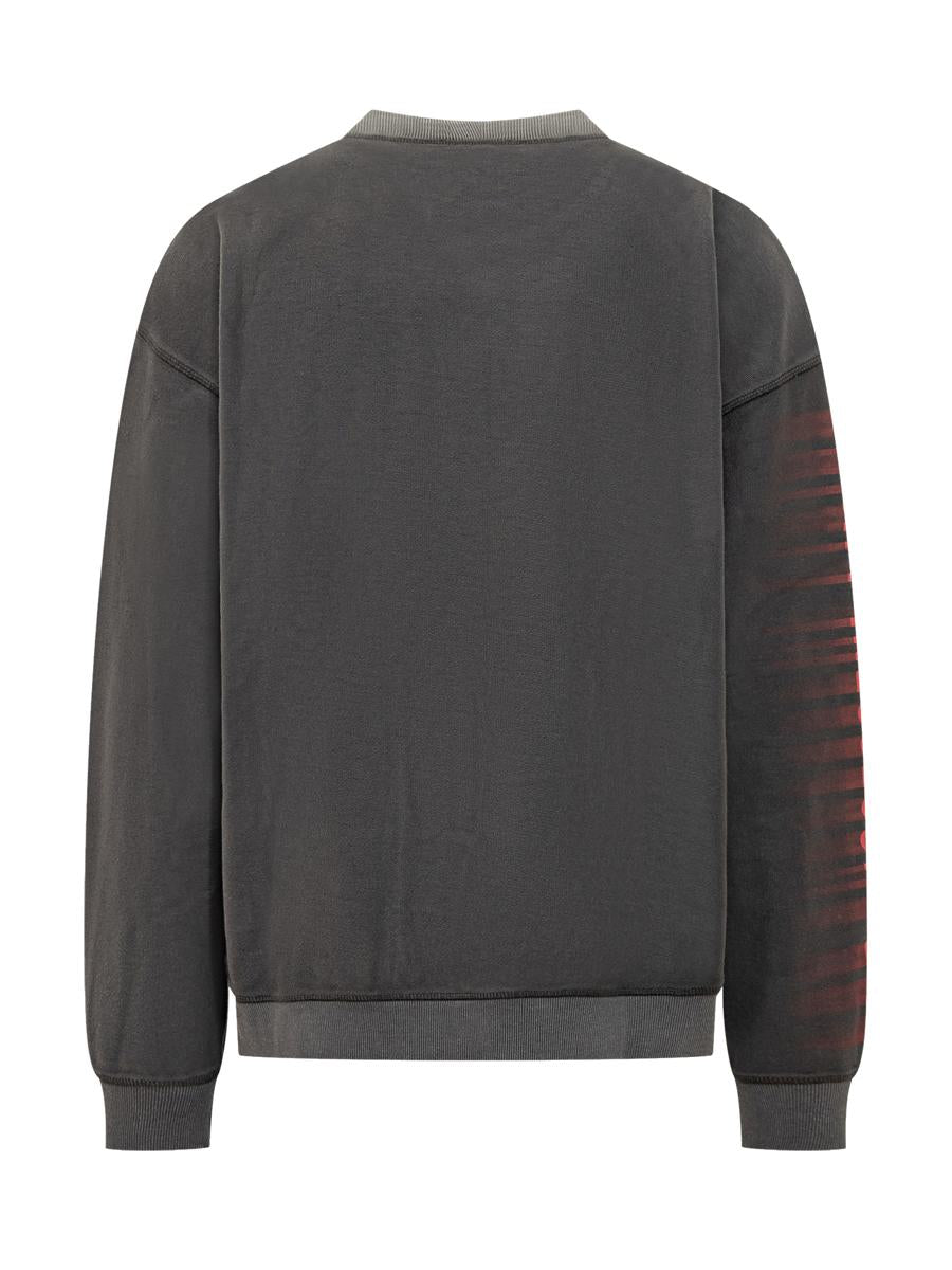 Diesel Rundringad Tröja Med Logotypgrafik Diesel