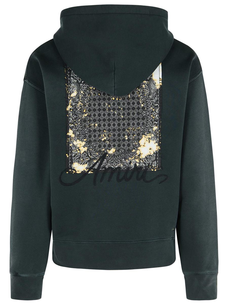 Amiri 'Bleach Bandana' svart bomullströja