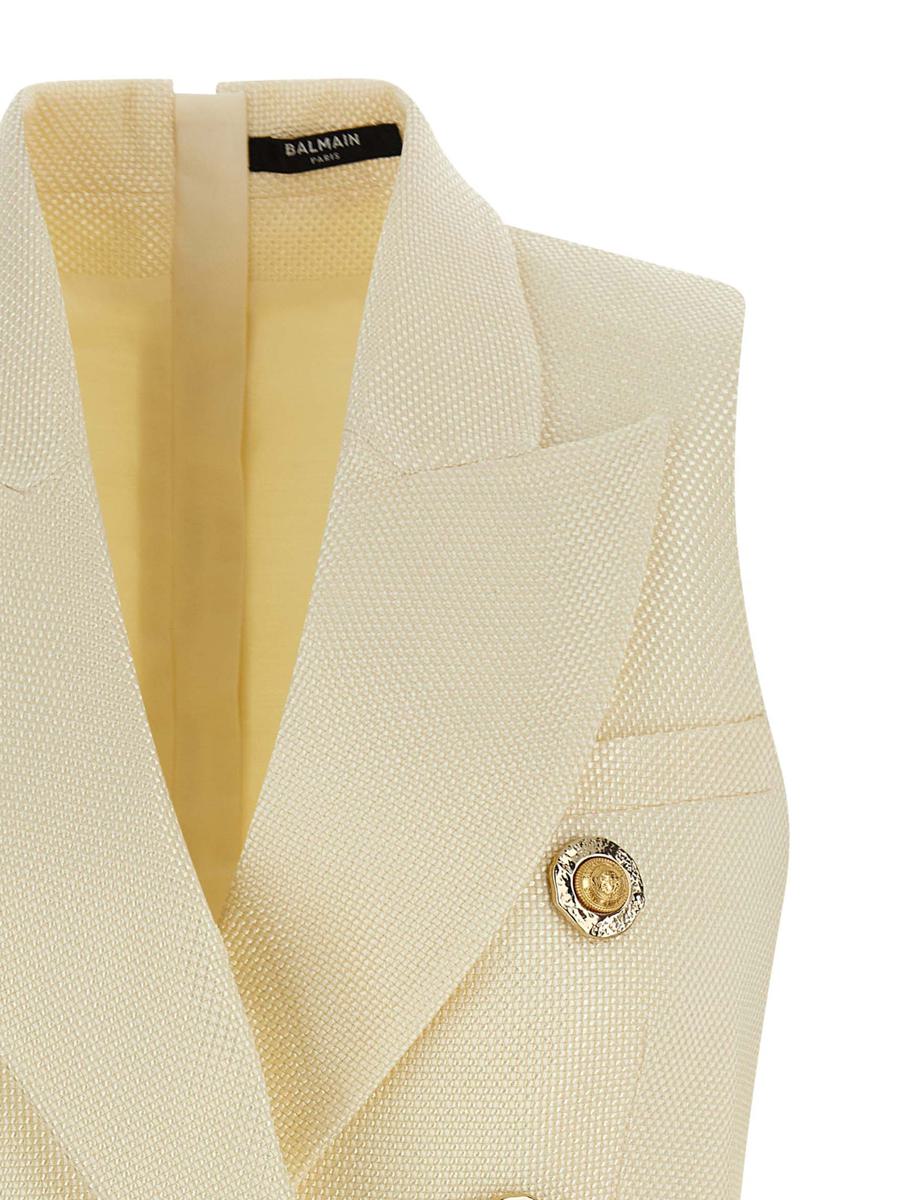Balmain väst med guldmynt
