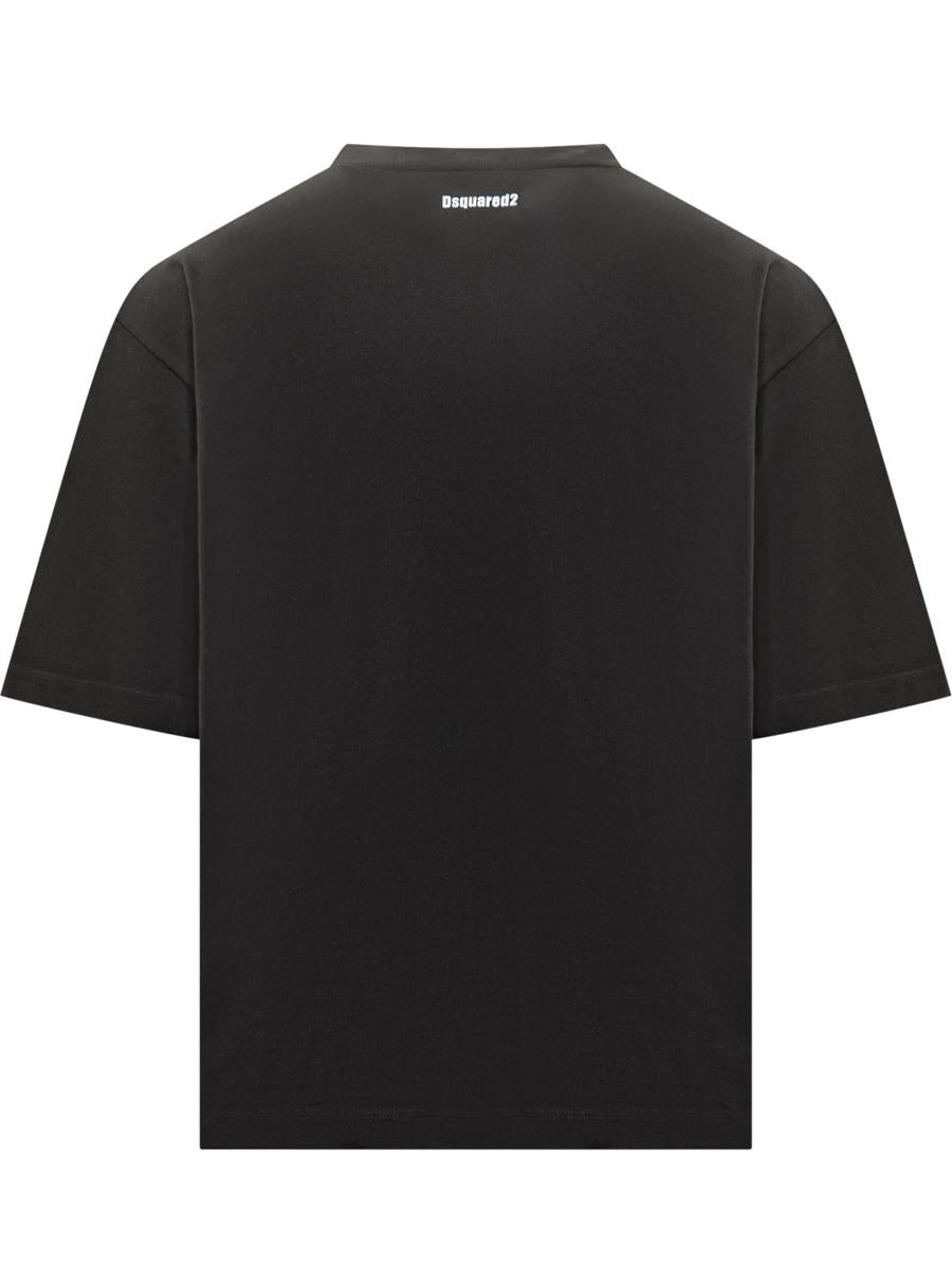 DSQUARED2 Svart Obsessed2 T-shirt från Dsquared2