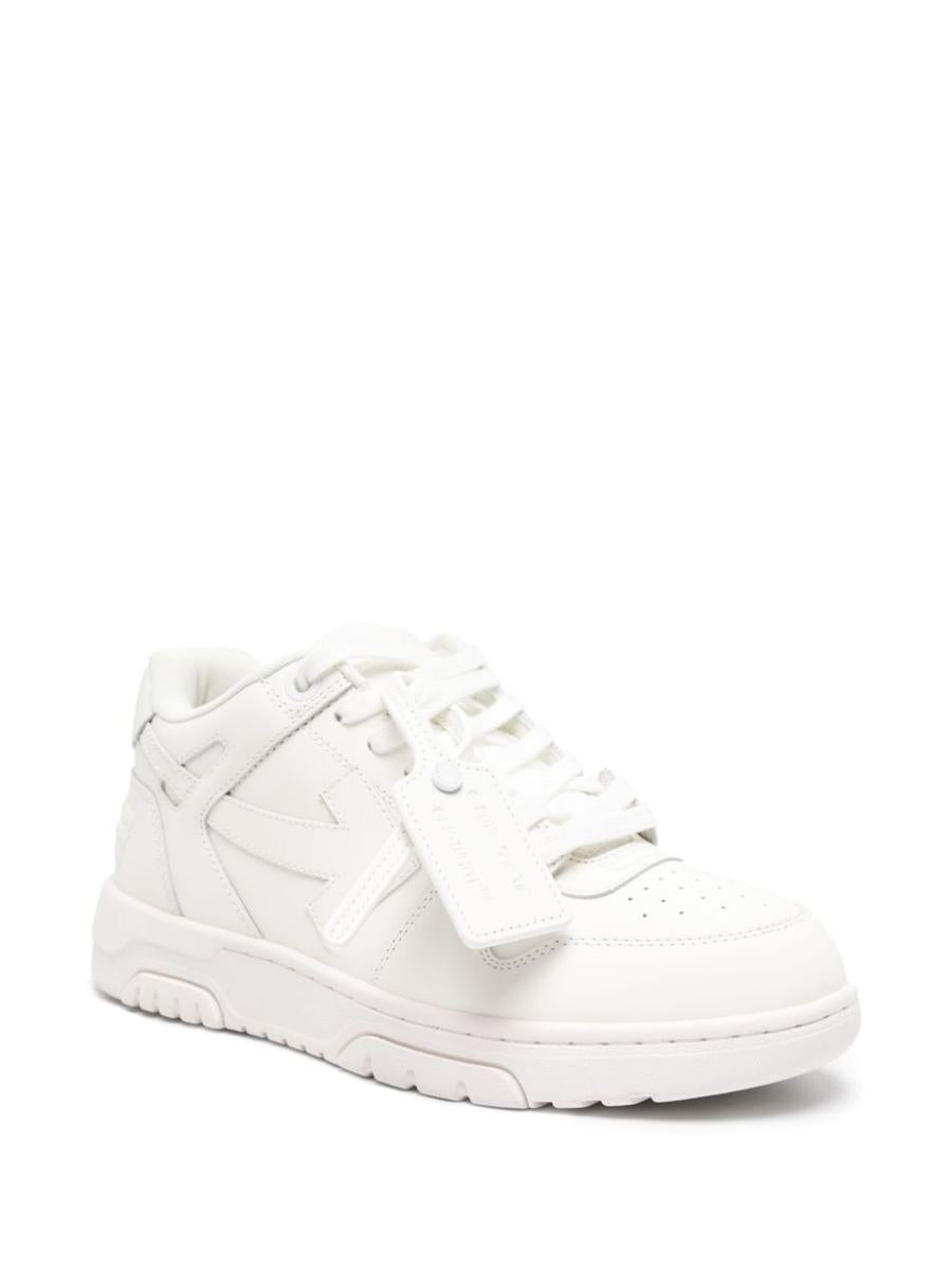 Off-white platta skor