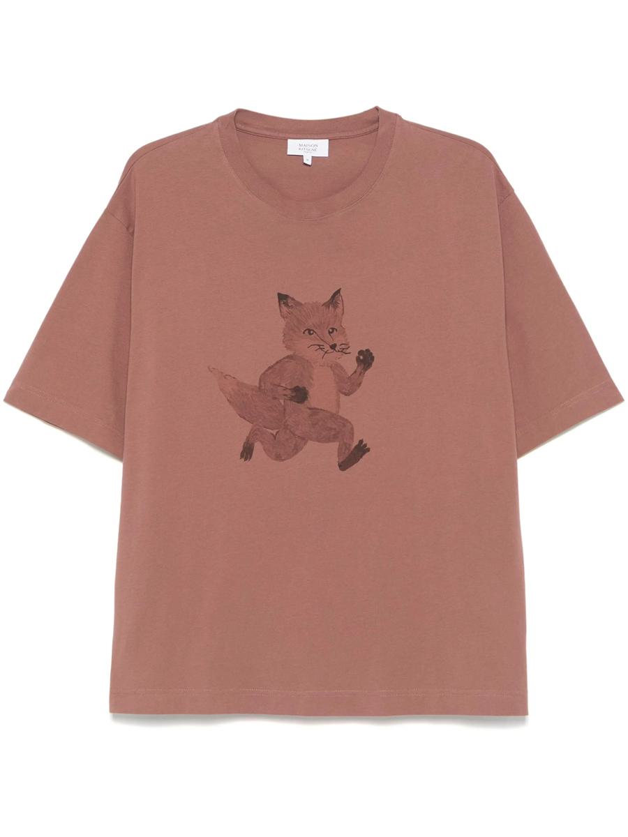 Maison Kitsuné T-shirts och pikétröjor