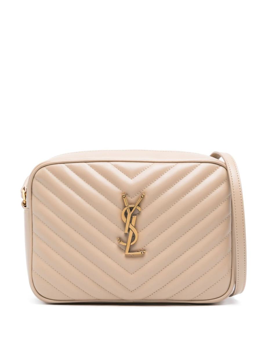 Saint Laurent quiltade Lou-kameraväskor i läder