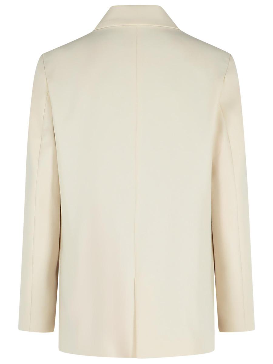 Stängd 'Lola'-kavaj i beige viskosblandning