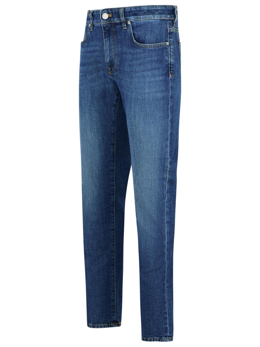 Pt05 Slimmade Ljusblå Bomullsjeans
