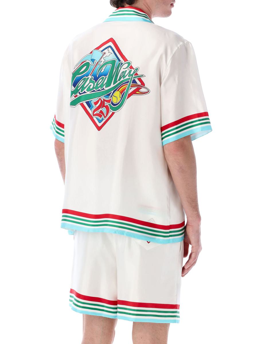 Casablanca Casa Way World Series Sidenskjorta