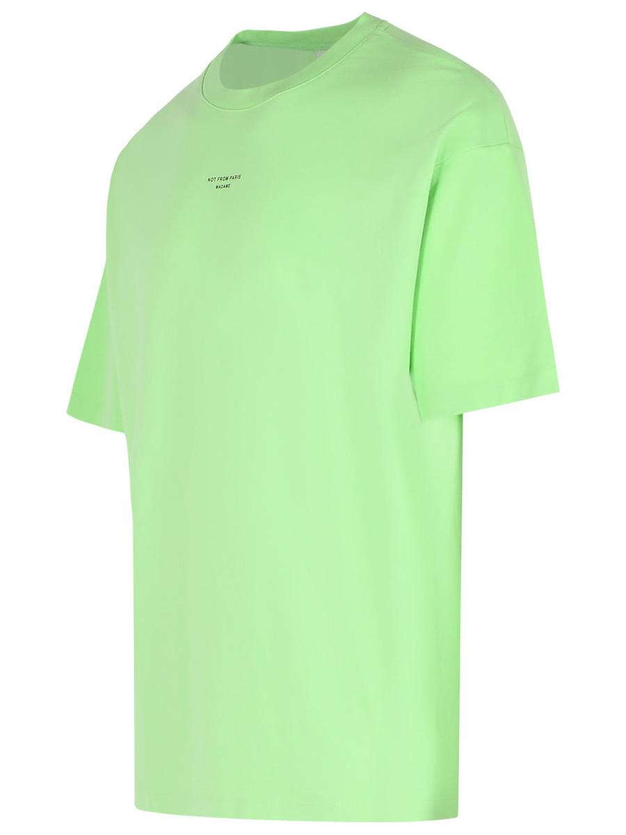 Drôle De Monsieur 'Classique' T-shirt i grön bomull