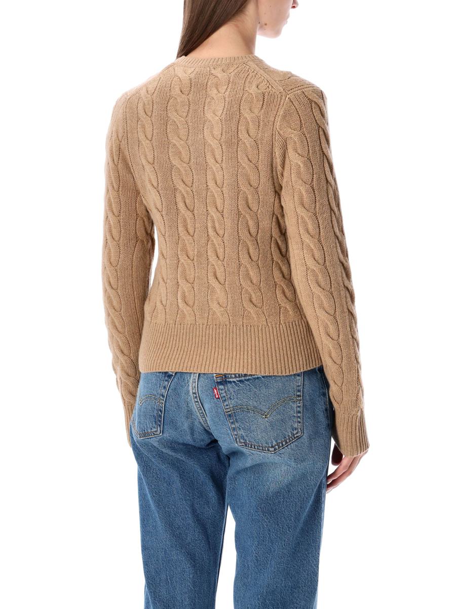 Polo Ralph Lauren Kabelstickad kofta i ull och kashmir