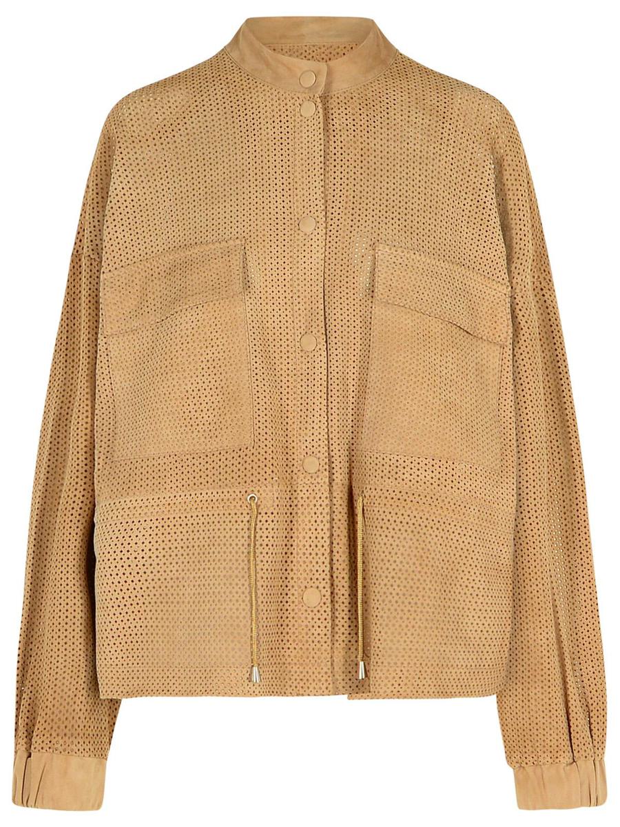 Bully Beige Läderjacka