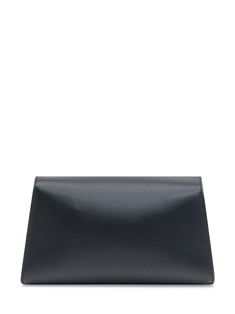 Salvatore Ferragamo svart Ferragamo läderväska med fickor