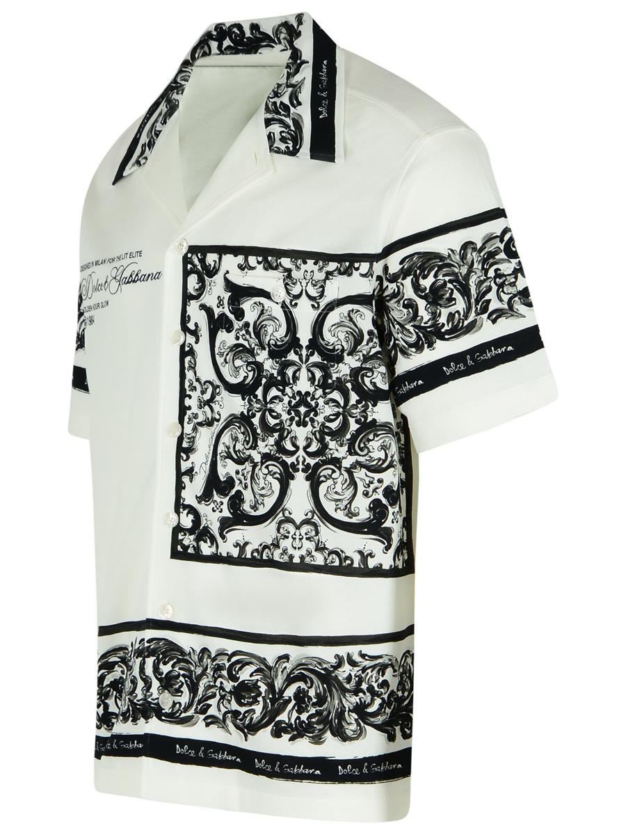 Dolce & Gabbana Vit bomullsskjorta