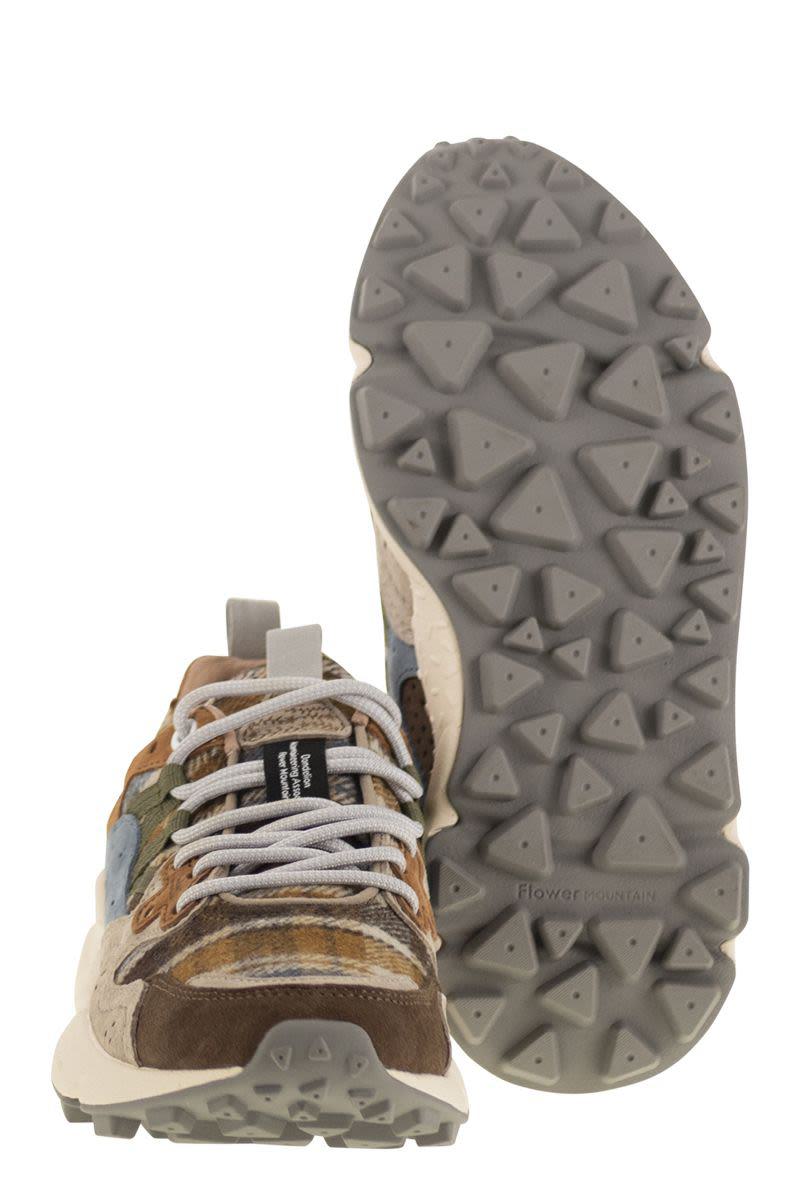 Flower Mountain Yamano 3 - Sneakers i mocka och ull