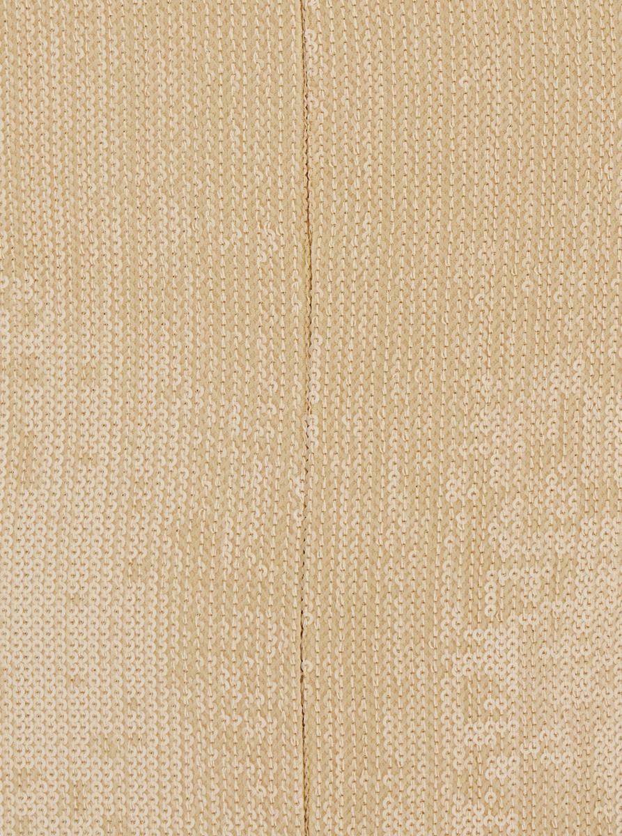 Beige Bustier-topp med paljettmönster i tyg för kvinna