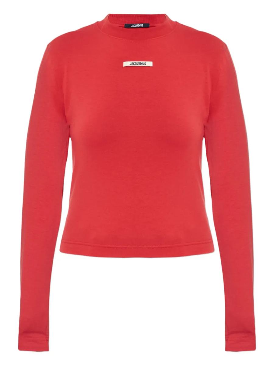 Jacquemus långärmad t-shirt med applikation